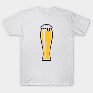 Wheat Beer Glass (Weiss Beer / Beer Drinker / 2C) T-Shirt